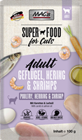 MAC`s Cat Pouch Geflügel, Hering & Shrimps