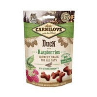 Carnilove Cat Crunchy Snack Ente Himbeere 50g